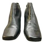 Jennifer Moore Black Leather Ankle Boots Sz 8.5 Pre-loved Photo 5