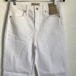 Madewell NWT Stovepipe Jeans in Pure White MC636 Photo 4