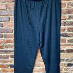 Blair  Vintage 80s Black Elastic Waist Pull-On Pants Women's Size 2XL Photo 0