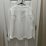 Free People  Yucca Double Cloth Top in optic white Size Small oversized Photo 2