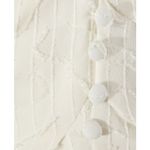 IRO  Roxanie One Shoulder Fil Coupé Chiffon Mini Dress Off White Size 40 or US‎ 8 Photo 9