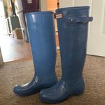 Hunter Light Blue Rainboots Photo 0