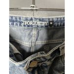 JFORJUSTIFY Black Cotton Multi Pocket Denim Mini Cargo Skirt MEDIUM Blue Photo 3