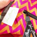 Vera Bradley Iconic Campus Backpack Ziggy Zinnia Black Quilted Floral School Photo 3