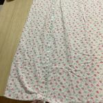 Vintage Modest Dream Details Floral Collared Cotton Nightgown Long Size XL White Photo 4