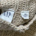 Gap Turtleneck Sweater High-Low Hem Putty Size XS Cotton Long Sleeve Women's Photo 3