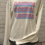 Spiritual Gangster Grateful Pink Blue LS Shirt Top Tee XS New with Tags Photo 4