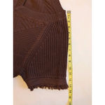 Canyon Retreat Short Sleeve Pullover Sweater Plus Sz 1X Preppy Boho Goblincore Brown Photo 4