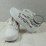 Vans Women's Sneakers Ward Pride Love Wins White Glitter Skate Size 6 Photo 0