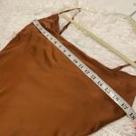 Wilfred  Only Ruched Slip Dress in Terrazzo Brown Medium Photo 3