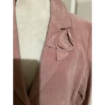 wilson's leather  Jacket Womens XL Pink Suede Blazer Pelle Studio Rosette 2 Button Photo 1
