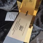 ABS Allen Schwartz Allen B. Schwartz ABS women's XS shiny velvet spaghetti strap lace sheath dress Photo 7