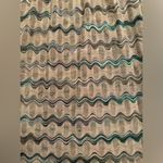 Free People  New Romantics Blouse Top Beaded Crochet Knit Semi Sheer Size Small Photo 11