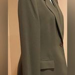 Charter Club Olive Green 1 Botton Blazer Size 10 Photo 3
