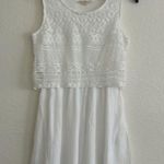 Rebellion  White Lace Midi Dress Photo 0