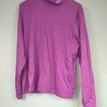L.L.Bean Light Purple Turtleneck Cotton Sweater Top Size XL Photo 0