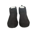 MIA New! Cozy Black Syndee Bootie Faux Fur Lining Slipper - Size 8.5 Photo 4