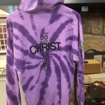 Hoodie Purple Tie Photo 1