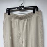ZARA  Womens Cream Bone Sweatpant Joggers Size XL Extra Large 100% Cotton New Photo 3