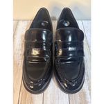 DKNY Women's Black Slip On Penny Loafer Low Chunky Heel Size 7.5M Photo 7