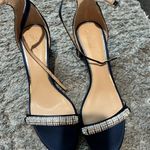 Badgley Mischka  blue wedge heels size 10 Photo 2
