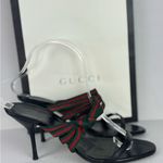 Gucci  Black Red/Green Sandals with Multi-Strap Design Size 38. Photo 7