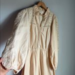 Sézane Sezane Maxi Long-Sleeve Soraya Linen- Blend Dress FR36/US4 Photo 12