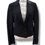 Karen Millen  Size 8 Black Lace Detail Tailored Cropped Blazer Jacket Photo 0