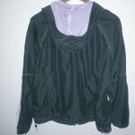 Green Tea M Yoga Athletic Zip Front Warm Up Purple Mesh Lined Jacket Size M Photo 8
