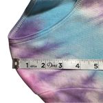 Karen Scott Long Sleeve Pink Purple Blue Pastel Tie Dye Classic Spiral Top Med Photo 5