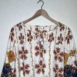 Anthropologie Fig and Flower floral smocked tunic blouse size 2X Photo 2