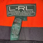 Ralph Lauren LRL Lauren‎ Active  Jacket Orange Black Full Zip Size L Photo 2