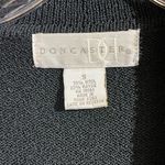 Doncaster Black Wool Beaded Trim Open Cardigan Sweater Size S Photo 6