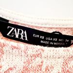 ZARA Pink Houndstooth Cropped Sleeveless Top Xs Photo 5