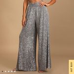 Windsor Silver Sequin Jumpsuit Size XS Photo 4
