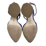 Gianni Bini  Marlee Patent Pumps Ankle Strap Cylinder Heel Purple Blue Size 6.5 Photo 8