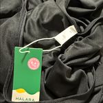 Halara  women’s medium short sleeve wide leg flowy waffle jumpsuit with pockets Photo 12