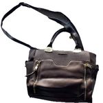 Big Buddha Brown Handbag Crossbody Dark Brown Purse Gold Tone Hardware Photo 0