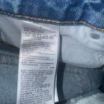 Old Navy O.G. High Rise Distressed Denim Cutoff Shorts 4-Button Fly Sz 0 Photo 3