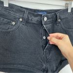 Levi's Levi’s Made & Crafted 501 Shorts Black Charcoal Premium Selvedge Denim Cuffed 29 Photo 6