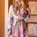 ZARA Blogger's Fav | NWT Floral Belt Dress Photo 5