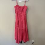 Anthropologie NWOT  Ruched Tiered Satin Slip Midi Dress Size 6 2382 Photo 4