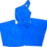 *NWT* Small royal blue one shoulder romper Photo 3