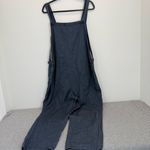 Eileen Fisher Airy Organic Cotton Twill Overalls Denim size XL Photo 1