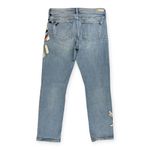 Anthropologie Pilcro | Size 28 | Embroidered Slim Boyfriend Straight Leg Jeans Photo 6