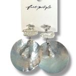 Free People Ariana Ost Pearl Shell Beautiful Stranger Dangles Earrings NWT Beach Photo 6
