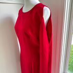 Black Halo NWT Covina Bonfire Red Single Cold Shoulder Sheath Dress Sz 14 XL Photo 4