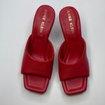 Anne Klein Women's Jerilyn Square Toe Mule Dress Sandals- Red- Size 8.5 Photo 6
