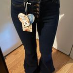 Flare Jeans Stretchy Size 5 Blue Photo 1