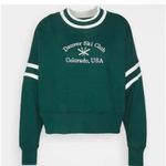 Abercrombie & Fitch Abercrombie Denver Ski Club Soft A&F Cropped Sweatshirt Size Small Photo 0